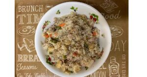 冷蔵庫にある食材と出汁で、うどん飯