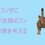 ベランダに野良猫のフン!!対策を考える